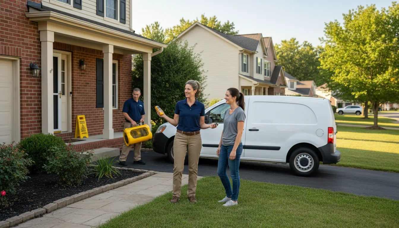 Water restoration image for Mildew Remediation in Diamond, OH